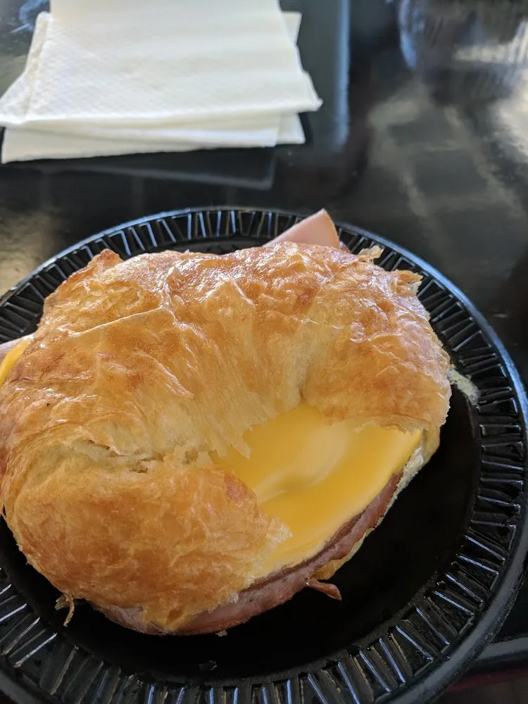 Ham Egg Cheese Croissant Sandwich